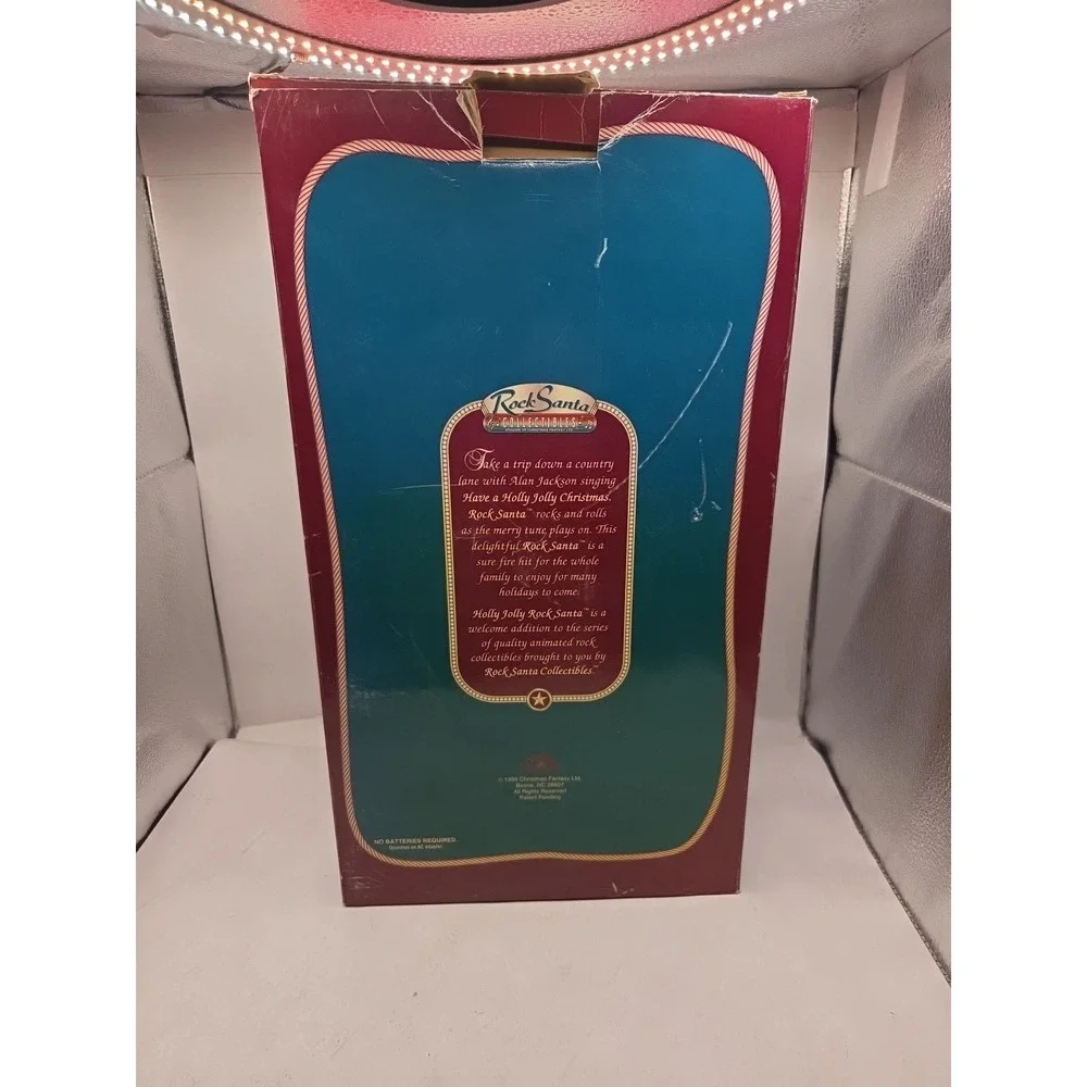 Holly Jolly Rock Santa Singing Hip-Swingin' Santa 1999 Alan Jackson SEE NOTES
